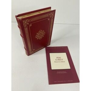 The Franklin Library Pere Goriot by Honore de Balzac Best Loved Books 1982